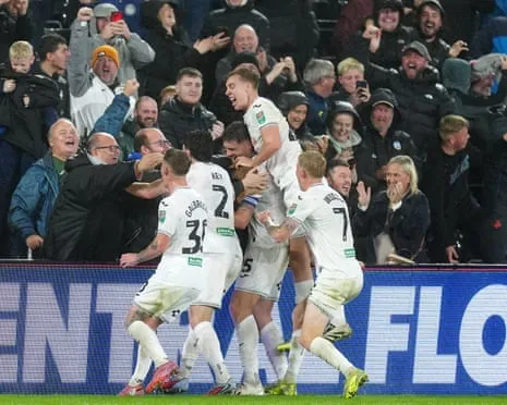 Pain for Forest's Manager as Swansea Shock Nottingham Forest with Late Turnaround